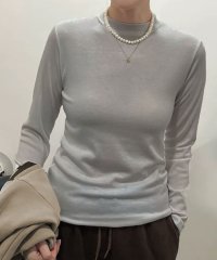 LOWO/ロワ LOWO クルーネック長袖カットソー/508077867