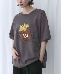 LOWO/ロワ LOWO 【綿100％使用】ポテトモチーフプリントオーバーサイズ半袖Tシャツ/508077874