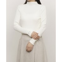 12Twelve Agenda/トゥエルブアジェンダ 12Twelve Agenda ハイネック袖口ターンバックリブニットプルオーバー/508077891