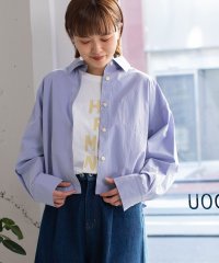 POU DOU DOU/プードゥドゥ POU DOU DOU レギュラーカラークロップドシャツ/508077899