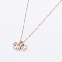AGATHA PARIS/アガタ パリ AGATHA PARIS 19AW、プティドゥ、パヴェスコッティ＆ハートネックレス、CZ、MOP/508077932
