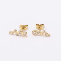 AGATHA PARIS/アガタ パリ AGATHA PARIS 20S、E、アクア、ミニピアス、CZ/508077981
