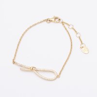 AGATHA PARIS/アガタ パリ AGATHA PARIS ボウブレスレット、パヴェ、クリスタル／ゴールド/508078000