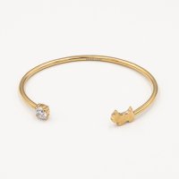 AGATHA PARIS/アガタ パリ AGATHA PARIS スコッティバングル、カフ、クリスタル・ピンク/508078003