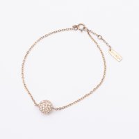 AGATHA PARIS/アガタ パリ AGATHA PARIS ブーラブレスレット、パヴェ、ピンク／ピンク/508078005