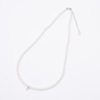 AGATHA PARIS/アガタ パリ AGATHA PARIS パールショートネックレス、パール&CZ、パール／シルバー/508078027