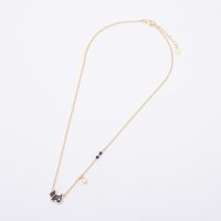 AGATHA PARIS/アガタ パリ AGATHA PARIS スコッティショートネックレス、エナメルスコッティ&CZ、ルージュ／ローズ/508078056