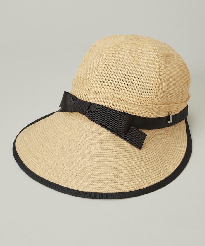 ランバン スポール LANVIN SPORT 2WAYペーパー素材ハット【部分 ランバン スポール LANVIN SPORT 2WAYペーパー素材ハット【部分