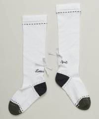 LANVIN SPORT/ランバン スポール LANVIN SPORT リボン付きハイソックス【足底パイル/滑り止め】【返品不可商品】/508078108