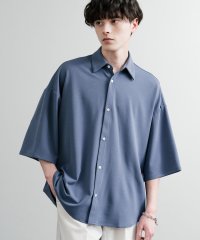 Rocky Monroe/ロッキーモンロー Rocky Monroe ビッグシャツ 半袖 UVカット ストレッチ メンズ レディース 無地 梨地織り オーバーサイズ ゆったり ドレープ /508078143