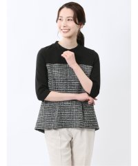 m.f.editorial/カットツイード 切り替えプルオーバー/508078234
