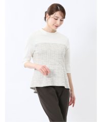 m.f.editorial/カットツイード 切り替えプルオーバー/508078234