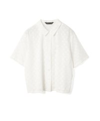 mizuiro ind/mizuiro ind カットジャカードハーフスリーブシャツ/508078345