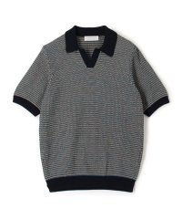 TOMORROWLAND Tricot マーセライズコットン ハーフスリーブ プルオーバーニット