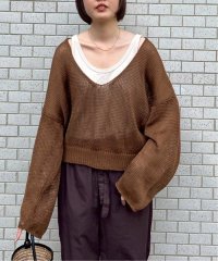 FRAMeWORK/ギマコットンUネックプルオーバー/508078589