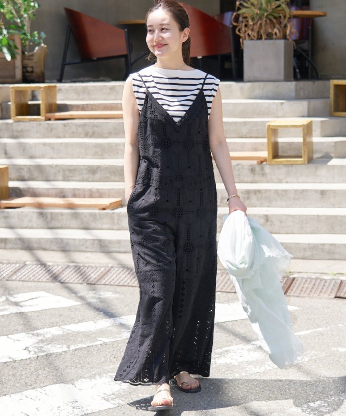 IENA パネルAラインワンピース青♡ 定価25300円 IENA（イエナ）の「パネルAラインワンピース（ワンピース）」 - WEAR