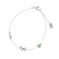 AGATHA PARIS/アガタ パリ AGATHA PARIS スコッティブレスレット、ラッキー、グリーン・シルバー/508078954