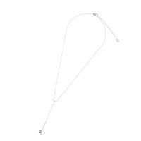 AGATHA PARIS/アガタ パリ AGATHA PARIS スコッティネックレス、Y字 パヴェバー、CZ&スコッティ、クリスタル／シルバー/508078977