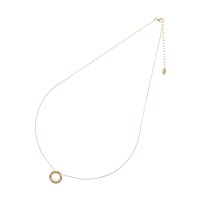 AGATHA PARIS/アガタ パリ AGATHA PARIS 19AW、C、45th、ネックレス、ロゴサークル、CZ/508078989