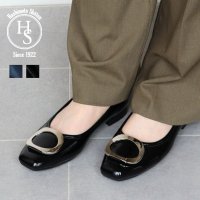 HS/エイチエス HS 【日本製】 HS 大きめ バックル エナメル パンプス/508079143