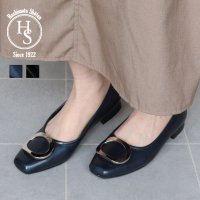 HS/エイチエス HS 【日本製】 HS 大きめ バックル エナメル パンプス/508079143