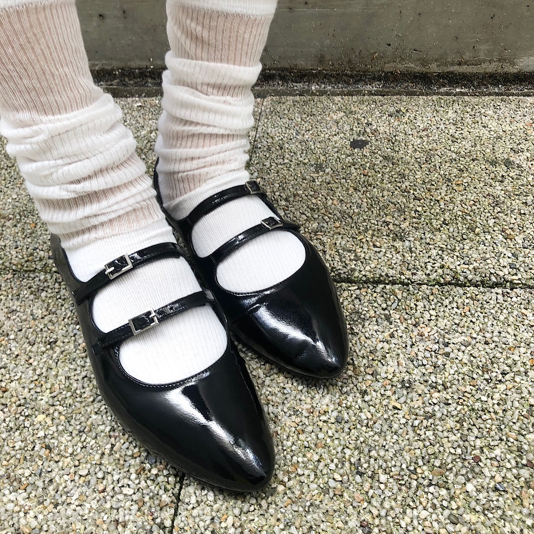 ジェフリーキャンベル Jeffrey Campbell バイカラーフラット