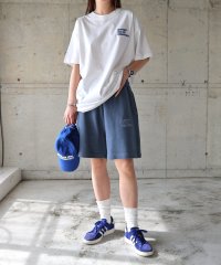 and　Me.../アンドミー andme ピグメント加工 ANME エンブロイダリー ロゴ スウェット ショート パンツ/508079500