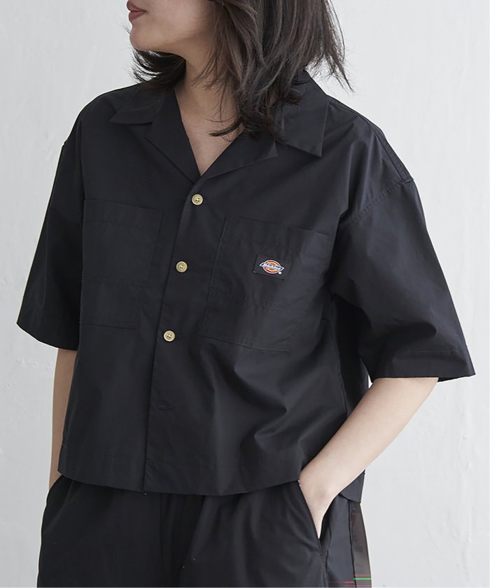 【ヴァンス　エクスチェンジ】Dickies ディッキーズ クロップドシャツ セール】Dickies ディッキーズ クロップドシャツ(508024483
