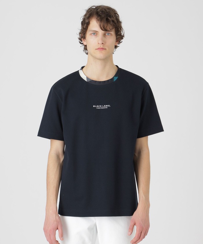 クレストブリッジチェックカラーTシャツ(508035642) | BLACK