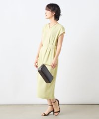 NOLLEY’S sophi/ウォッシャブル麻調タックコクーンワンピース/508054062