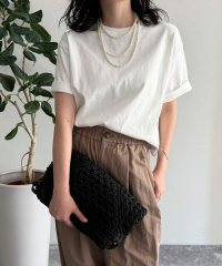 fredy emue/【新色追加！】ベーシッククロップド丈Tシャツ/508057366
