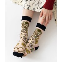 Jubilee/ジュビリー Jubilee シースルーソックス ネコ柄 アートデザイン アソート/508079572