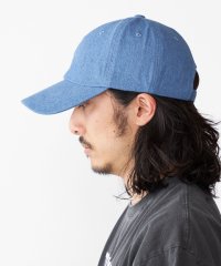 SHIPS MEN/【WEB限定】SHIPS: ワンポイント ロゴ エンブロイダリー オーバーフィット デニム キャップ/508080735