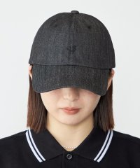 SHIPS MEN/【WEB限定】SHIPS: ワンポイント ロゴ エンブロイダリー オーバーフィット デニム キャップ/508080735