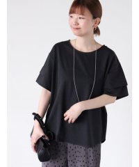 Lugnoncure/プレーティング袖タックTシャツ/508080809