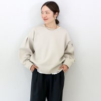 Aletta vita/アレッタ ヴィータ Aletta vita ダンボールバックファスナー袖タックプルオーバー/508081276