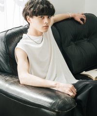 ロッキーモンロー Rocky Monroe 接触冷感 タンクトップ ノースリーブ ストレッチ メンズ レディース カットソー 無地 オーバーサイズ ワイド 清涼