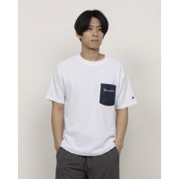 CHAMPION/チャンピオン Champion メンズ 半袖Tシャツ SHORT SLEEVE T－SHIRT_ C3－BS325 (ホワイト)/508081566