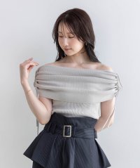 RANDA/ランダ RANDA ★ ギャザーリボンオフショルニット/508081587