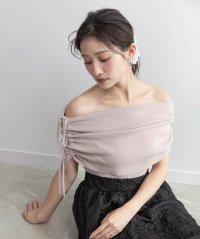 RANDA/ランダ RANDA ☆ ギャザーリボンオフショルニット/508081587