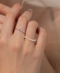 Leja/レジャ Leja パールストーンリング結婚式 パーティー 成人式 二次会 同窓会 お呼ばれ オケージョン 20代 30代 40代/508081590