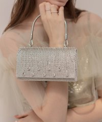 Leja/レジャ Leja 2WAYシルバードロップビジューバッグ結婚式 パーティー 成人式 二次会 同窓会 お呼ばれ オケージョン 20代 30代 40代/508081591