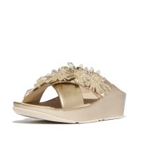 fitflop/フィットフロップ fitflop fitflop フィットフロップ RUMBA STARBURST－BEAD METALLIC CROSS SLIDES/508081651