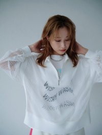 HCAE/エイチシーエーイー HCAE HALF ZIP MESH KNIT TOP/508081664