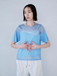 HCAE/エイチシーエーイー HCAE SHEER HALF SLEEVE KNIT TOP/508081671