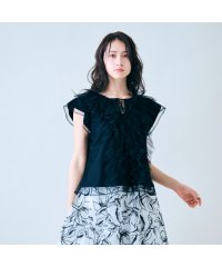 Audie a Muses/チュールフリルブラウス/508081791
