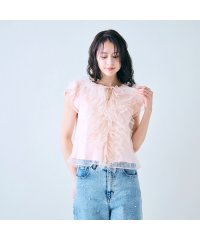 Audie a Muses/チュールフリルブラウス/508081791
