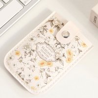 REAL STYLE/リアルスタイル REAL STYLE カードケース 薄型 スリム レディース ホルダー パスケース 定期入れ スライド 引き出し式 フェイクレザー おしゃれ 花/508081828