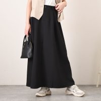 REAL STYLE/リアルスタイル REAL STYLE スカート ロング マキシ フレア 春 夏 黒 グレー レディース ボトムス Aライン ウエストゴム 体型カバー おしゃれ /508081848