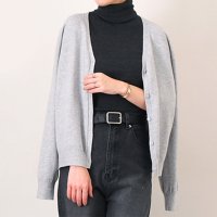 REAL STYLE/リアルスタイル REAL STYLE カーディガン レディース ニット 春 秋 薄手 Vネック カラー 洗える 長袖 通勤 オフィス 事務 ビジネス シンプル /508081860